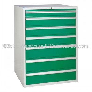 Euroslide Storage Cabinet 7 Drawer 1200mm
